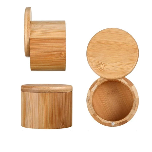 Bamboo Salt Jar