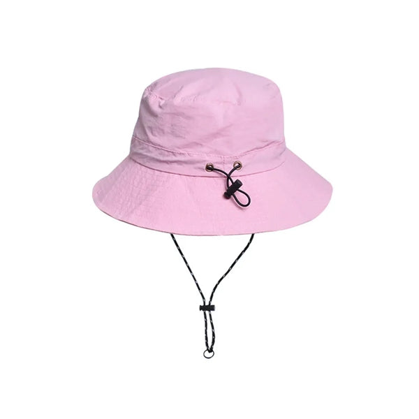 Wide Brim Sun Cap Foldable Waterproof Beach Bucket Hat