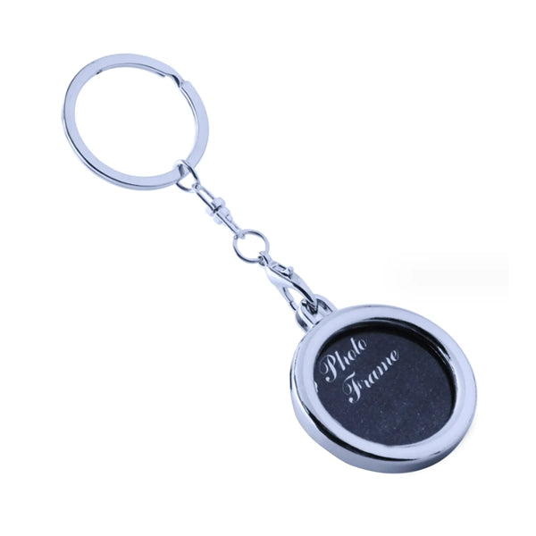 Mini Round Metal Keychain