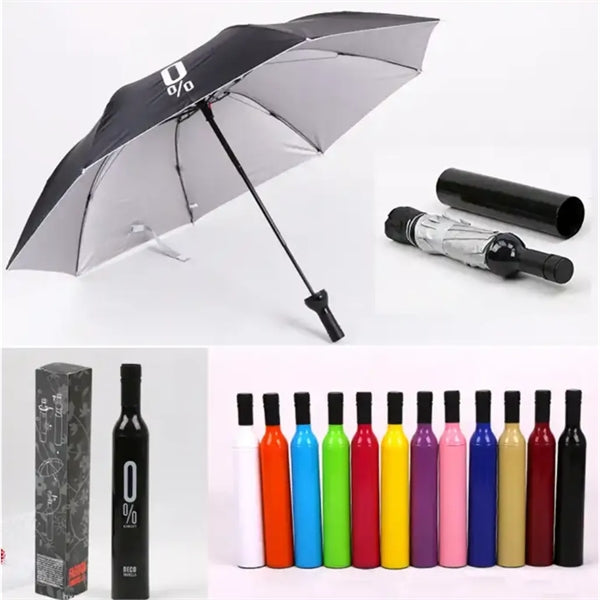 Thank you Gift Wine Bottle Umbrella