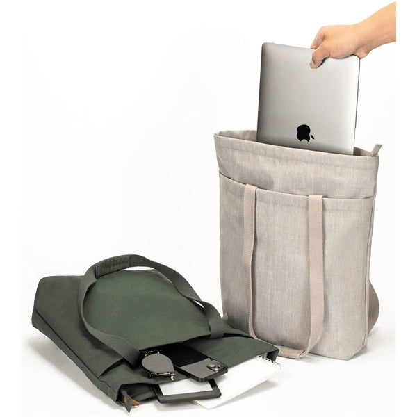 Tote Bag Backpack 2 in 1 Waterproof Holds 14" Laptop