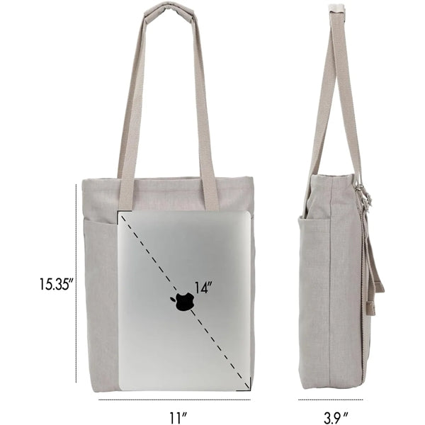 Tote Bag Backpack 2 in 1 Waterproof Holds 14" Laptop