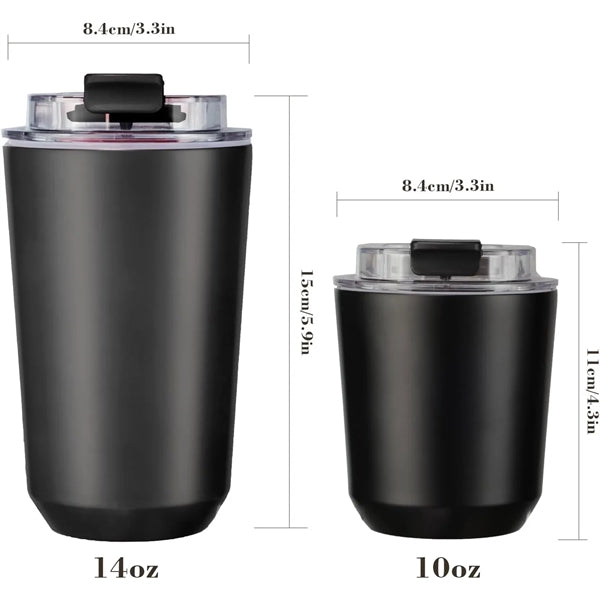 Insulated Tumblers with Lid Travel Coffee Mug(10oz,14oz)