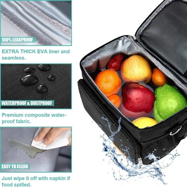 Insulated Lunch Box Cooler Tote