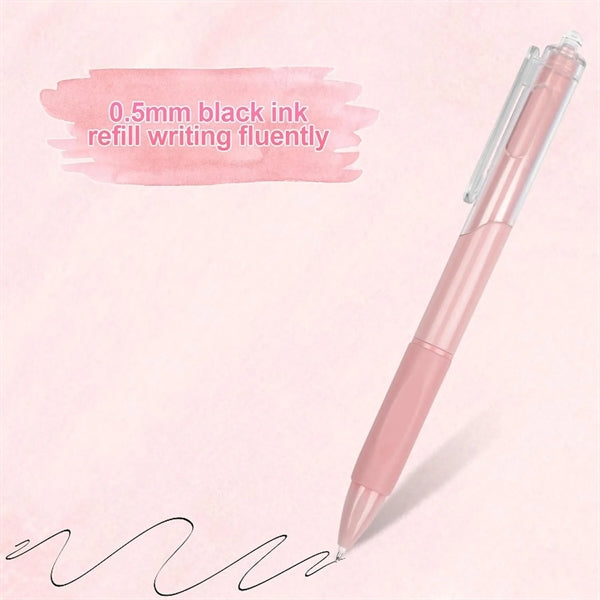 0.5mm Ballpoint Gel Black Ink Pens