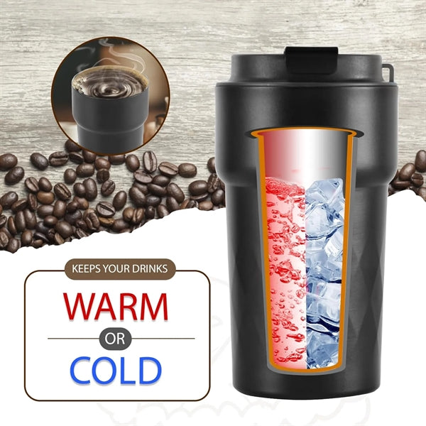 Travel Coffee Mug Spill Proof 16oz With Seal Lid