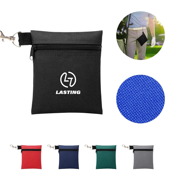Professional Zipper Golf Tee/Ball Pouch Bag
