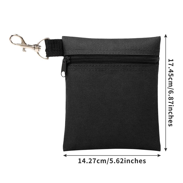 Professional Zipper Golf Tee/Ball Pouch Bag