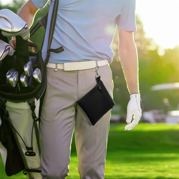 Professional Zipper Golf Tee/Ball Pouch Bag