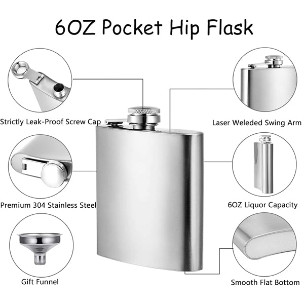 Stainless Steel Hip Flask