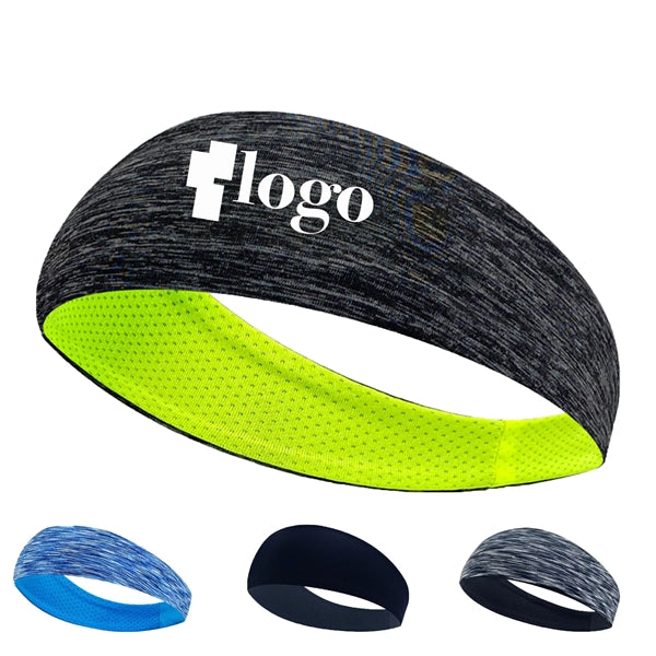 Sport Stretchy Sweat Moisture Wicking Headbands