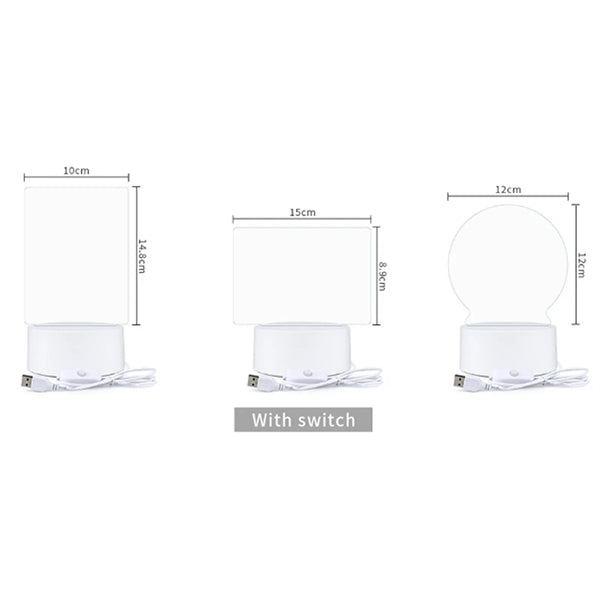 Led Night Light USB Message Board