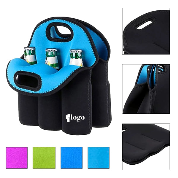6 Pack Neoprene Beer Bottles Carrier