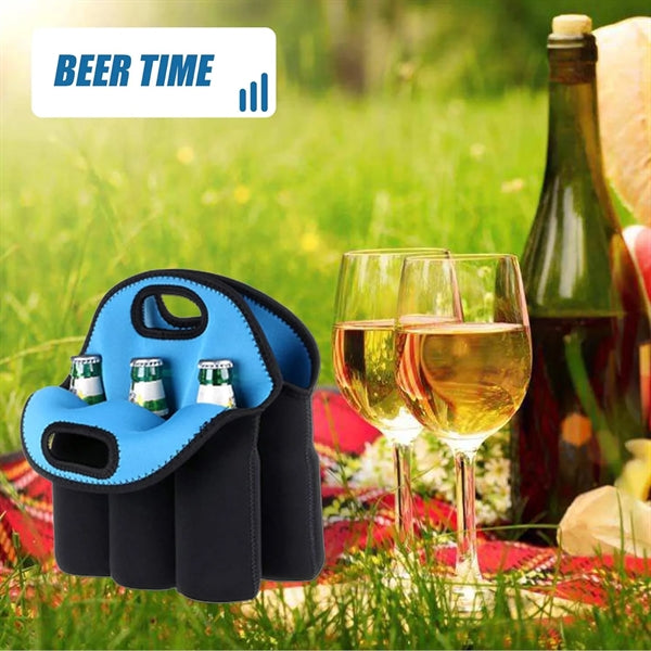 6 Pack Neoprene Beer Bottles Carrier