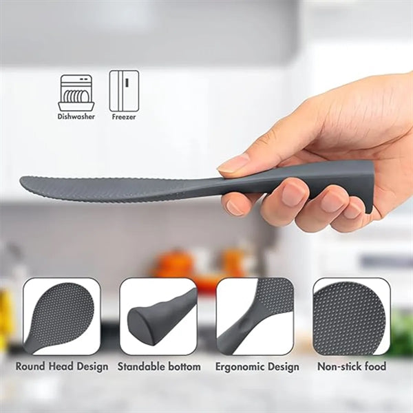 Silicone Standing Non Stick Heat Resistant Rice Paddle