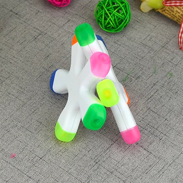 Funky Shaped 5 color Highlighter