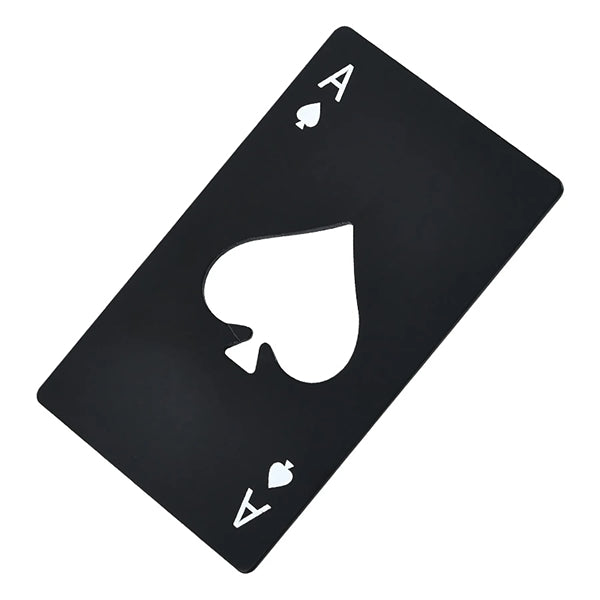 Metal Playing Card Bottle Opener