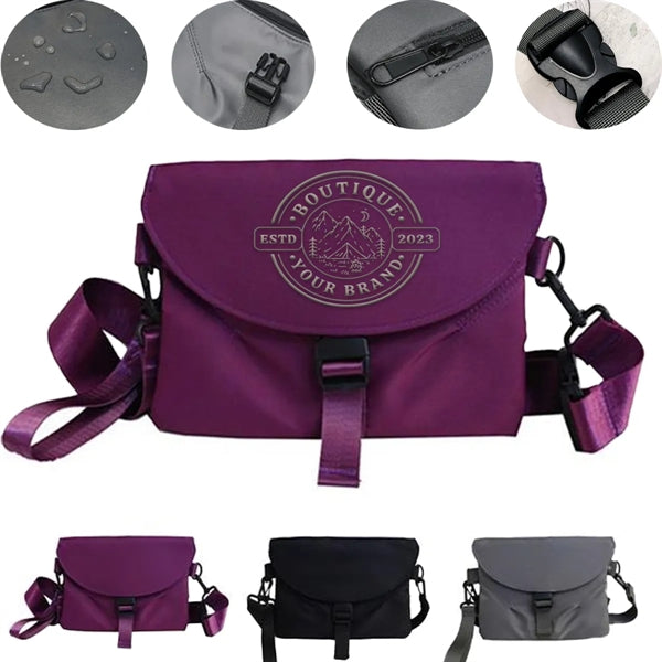Casual Fashion Solid Color Waterproof Phone Pouch Fan