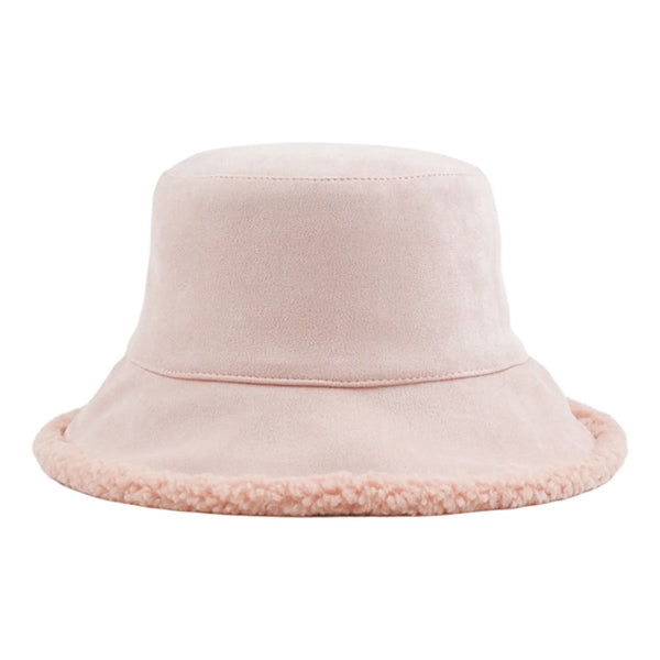 Fur Fuzzy Winter Reversible Bucket Hat