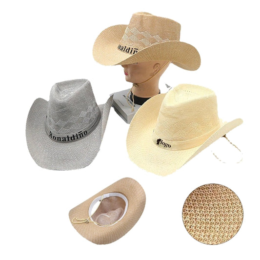Straw Cowboy Cowgirl Hat