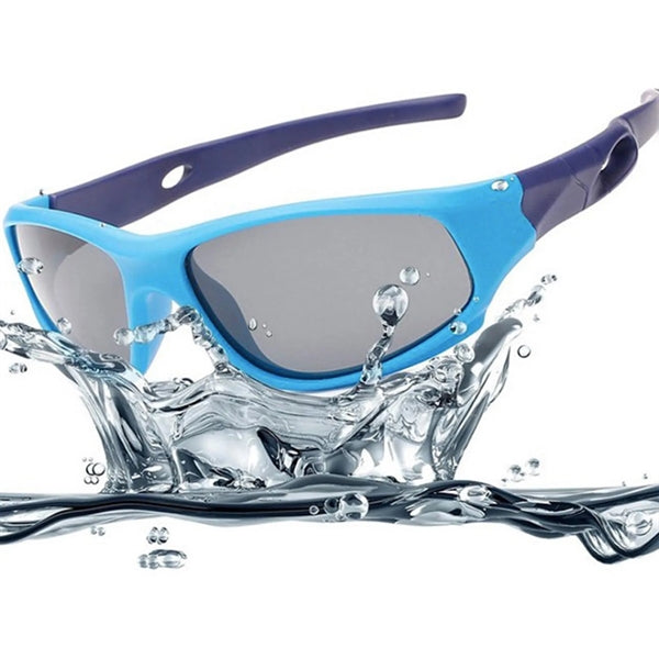 TPEE Unbreakable Silicone Kids Polarized Sport Sunglasses