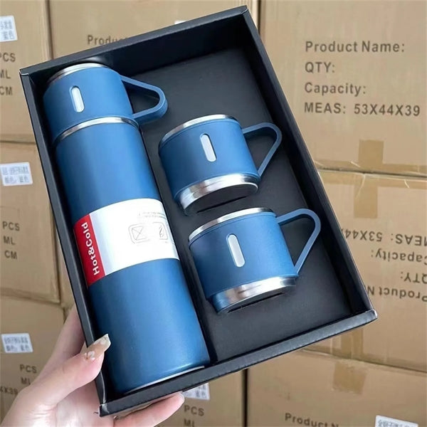 Insulated Vacuum Flask Thermos Mug Tumbler Gift Set