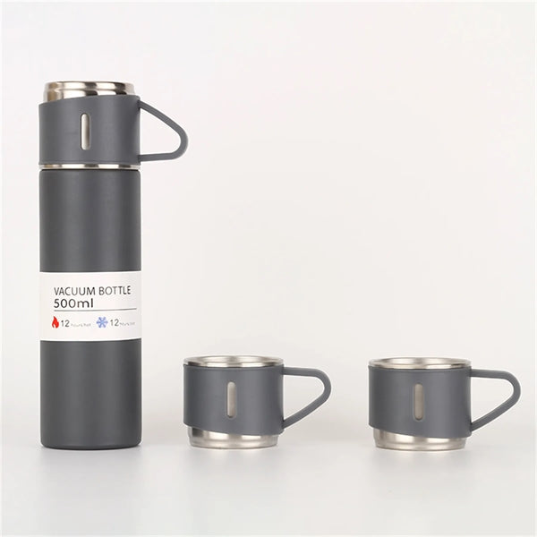 Insulated Vacuum Flask Thermos Mug Tumbler Gift Set