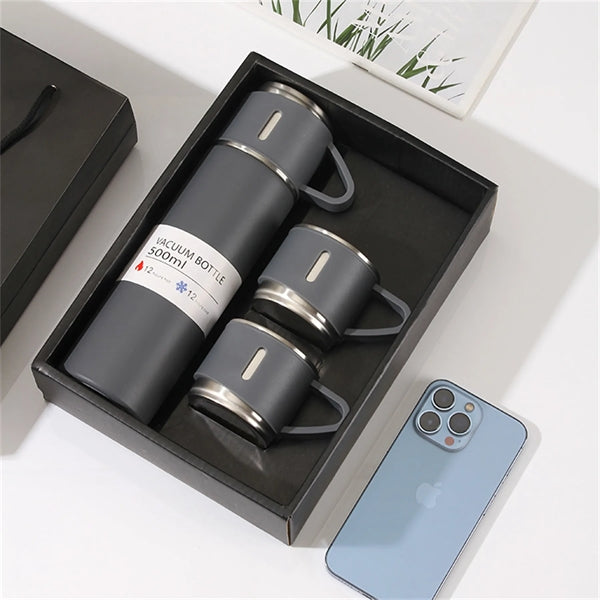 Insulated Vacuum Flask Thermos Mug Tumbler Gift Set