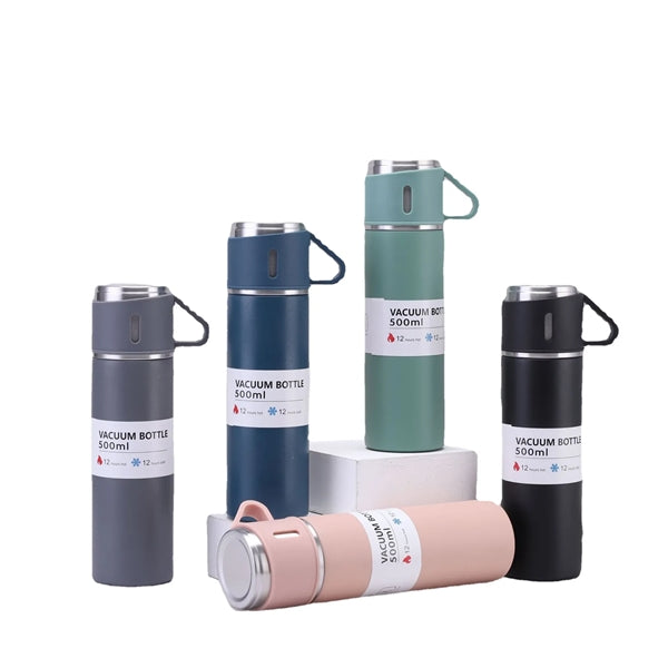 Insulated Vacuum Flask Thermos Mug Tumbler Gift Set