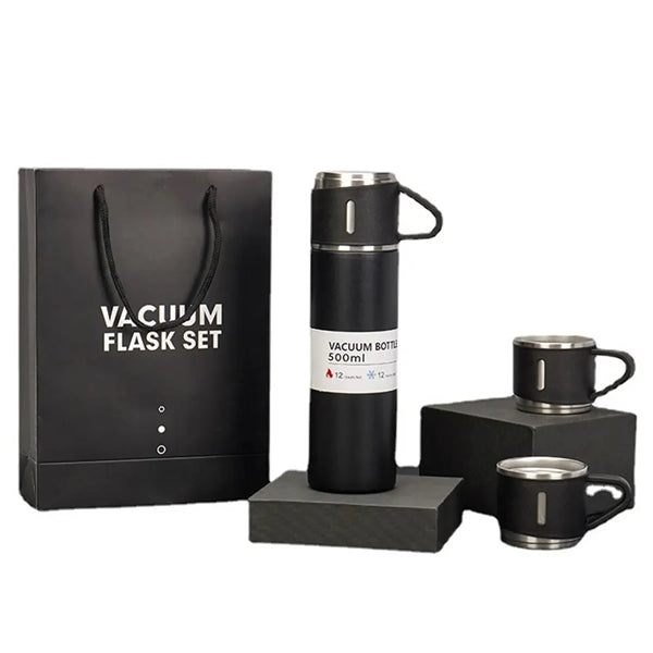Insulated Vacuum Flask Thermos Mug Tumbler Gift Set