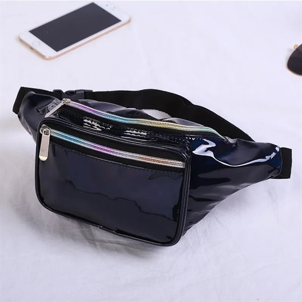 Waterproof Holographic Laser Fanny Pack Waist Bag