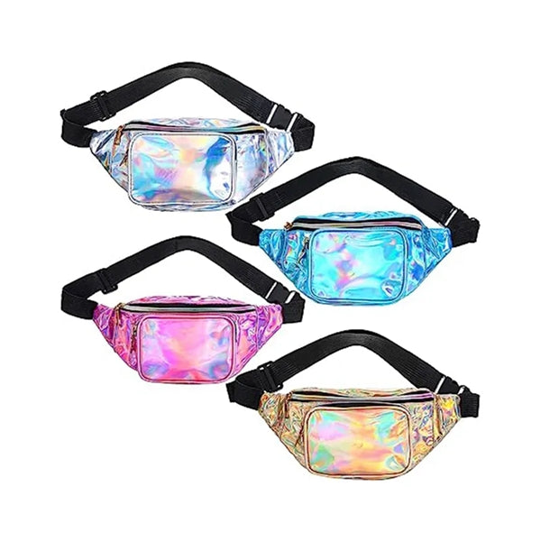 Waterproof Holographic Laser Fanny Pack Waist Bag