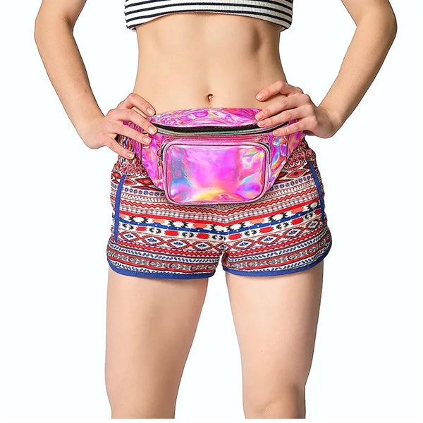 Waterproof Holographic Laser Fanny Pack Waist Bag