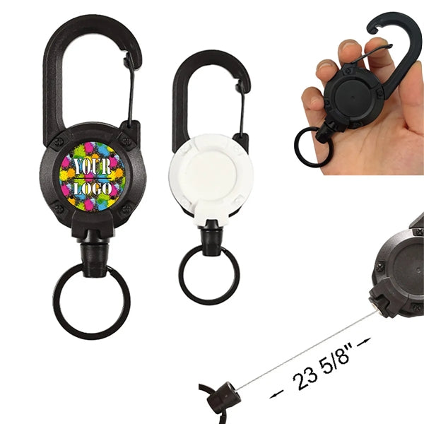Retractable Badge Reel Keychain