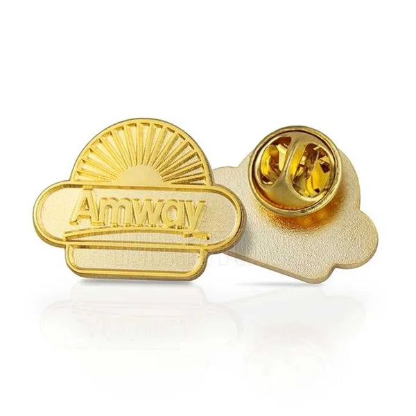 2" Die Struck Lapel Pin (no soft enamel)