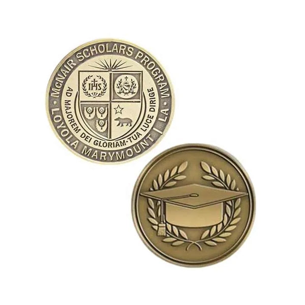 1.5" Die Struck Lapel Pin (no soft enamel)