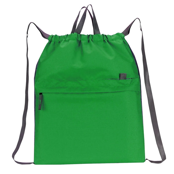 Contempo Poly Drawstring Backpack