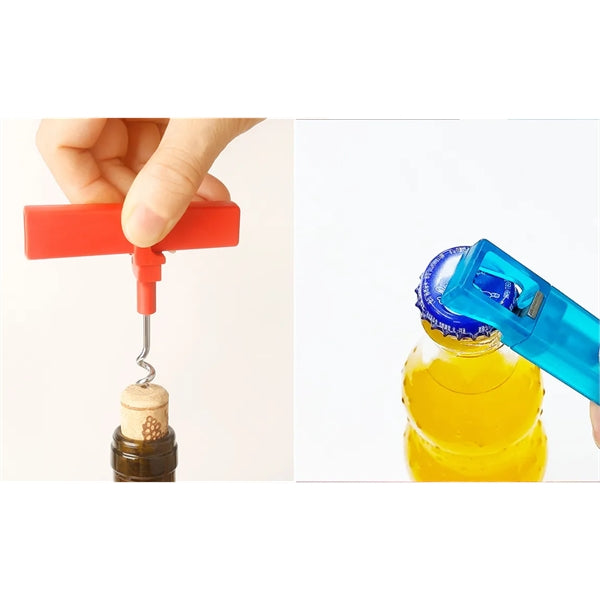 Mini Corkscrew beer and red wine bottle opener 2 in 1