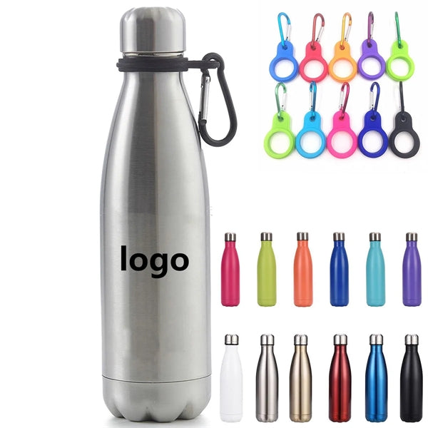 17 oz Stainless Steel Insulated Sports Water Bottle