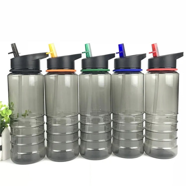 27 oz Plastic Water Bottle with Straw Lid