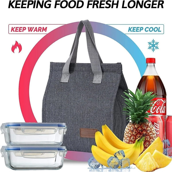 Insulated Lunch Bag For Women Men Kids