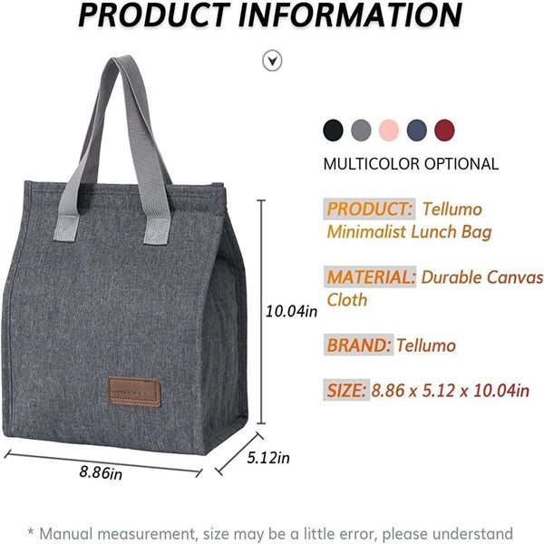 Insulated Lunch Bag For Women Men Kids