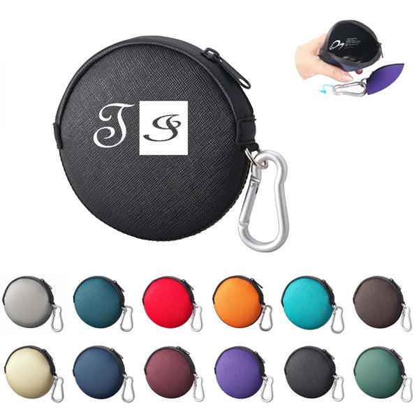 Neoprene Zipper Pouch With Carabiner