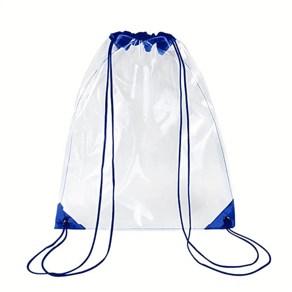 Clear PVC Drawstring Bag