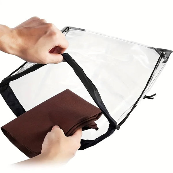 Clear PVC Drawstring Bag
