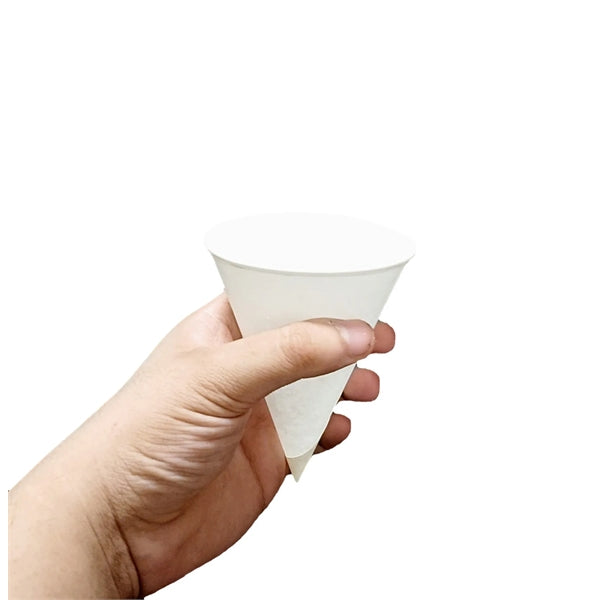 Eco-Friendly White Cone Cups