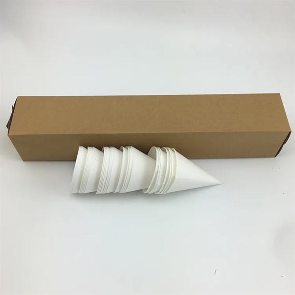 Eco-Friendly White Cone Cups