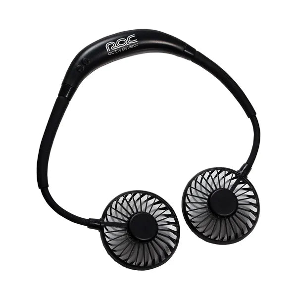 Dual Breeze Hands-Free Neck Fan with Mood Light