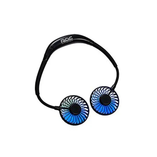 Dual Breeze Hands-Free Neck Fan with Mood Light