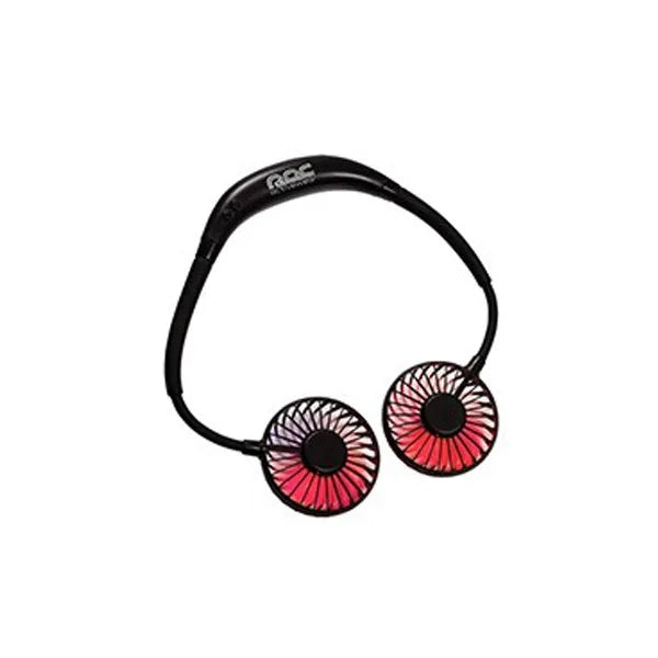 Dual Breeze Hands-Free Neck Fan with Mood Light